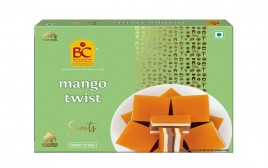 Bhikharam Chandmal Mango Twist Sweets   Pack  250 grams